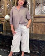 Amalfi Linen Charcoal Shirt